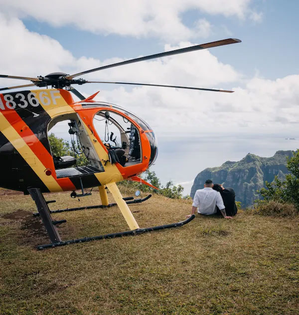 Magnum PI Helicopter tour with landing